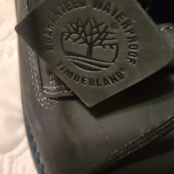 NEW Timberland Waterproof 6 inch Black  Nubuck 10.5 M Men’s /Hommes 95506 Boots - Picture 10 of 10